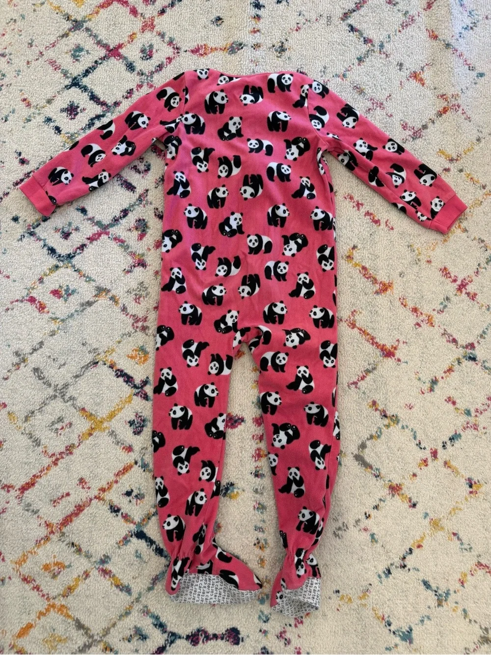 Size 6 Carters Fleece Footed Pajamas